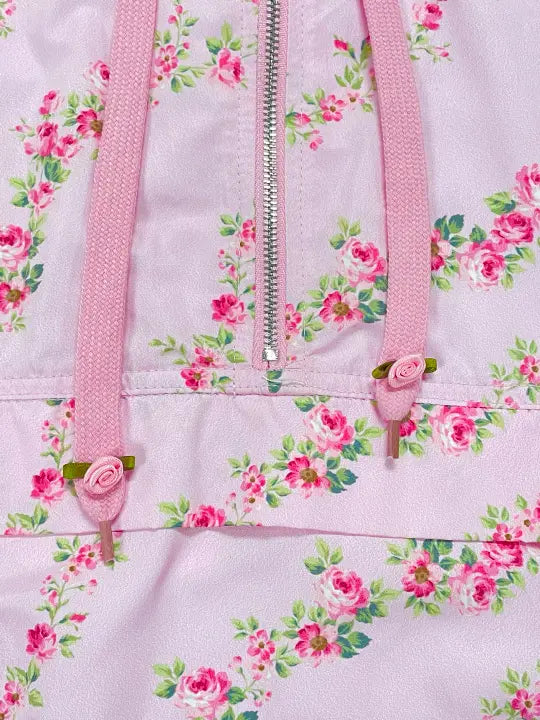 Romeo Wilding Pink Floral Windbreaker